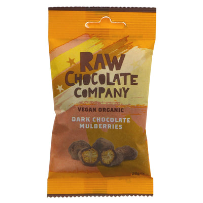 Raw Chocolate Company | Organic White Mulberries | 28G | Gluten-Free, Vegan, No Added Sugar | Perfect for Snacking or Cooking | Try with Raw Chocolate