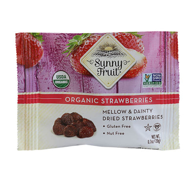 Sunny Fruit | Organic Strawberry Snack Packs | 6x20g