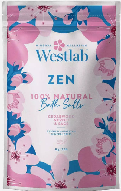 Westlab | Zen Bathing Salt - Cedarwood, Neroli and Sage | 1kg