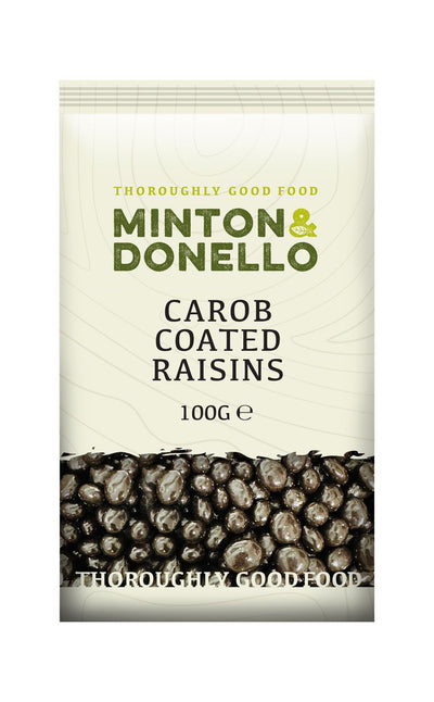 Minton & Donello | Carob Coated Raisins | 100g