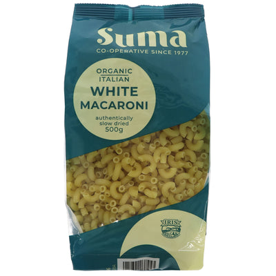 Suma | White Macaroni Pasta - Organic | 500g