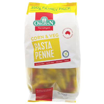 Gluten-free and vegan corn and veg penne for your healthy indulgence. No VAT charged and part of the Food & Drink collection.