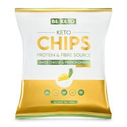 BeKeto | BeKeto Keto Chips Swiss Cheese & French Onion 30g | 30g