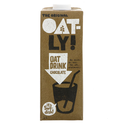 Oatly Chocolate Drink: Vegan, No Added Sugar, Packed with Nutrients, Yum!