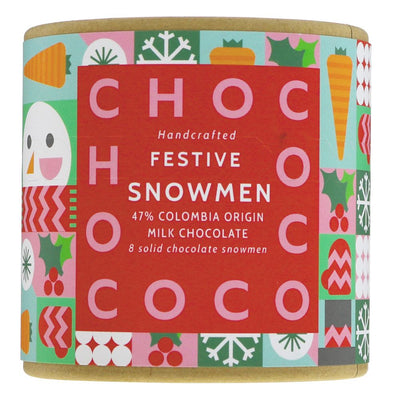 CHOCOCO | Milk Chocolate Snowmen | 1 x 100G