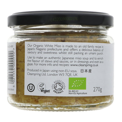 Clearspring | Japanese White Miso | 270G