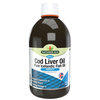 Natures Aid | Cod Liver Oil Liquid | 500ml