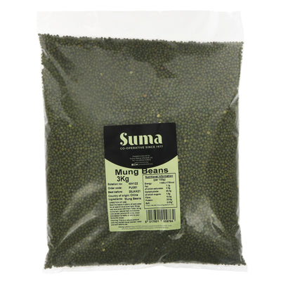 Suma Mung Beans - Delicious & Nutritious - Perfect for Soups, Salads & Stir-Fries - Vegan - 3KG