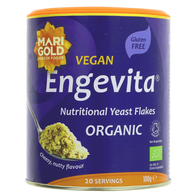 Organic Yeast Flakes - Nutritious, Gluten-Free, Vegan, and Fairtrade. Boost your meals with B vitamins and minerals. No VAT charged.