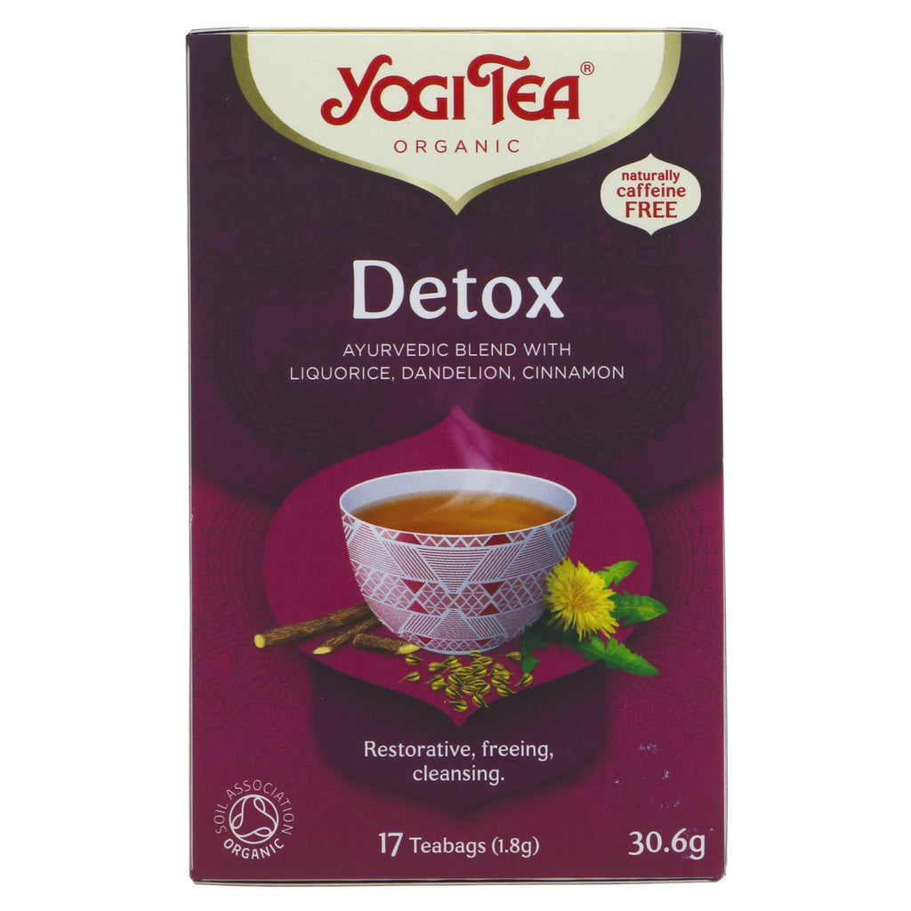 Yogi Tea | Detox - Liquorice, Dandelion, Cinnamon | 17 bags