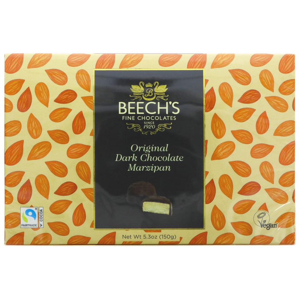Beech's Fine Chocolates | Dark Chocolate Marzipan | 150g
