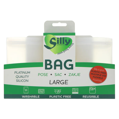 Maistic Silicone Bag - Large - eco-friendly, versatile, perfect for storing, steaming, and to-go lunches. Plastic-free, vegan, and sustainable.