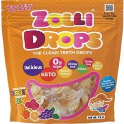 Zolli Pops | Sugar Free Fruit Drops Pouch 45g | 45g