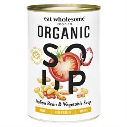 Eat Wholesome | Organic Tuscan Bean & Vegetable Soup 400g | 400g