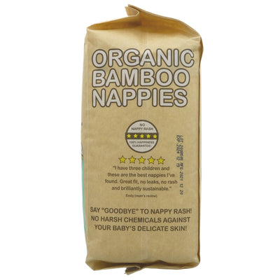 Beaming Baby | Organic Bamboo Nappies Size 5 - 15-19kg, 22 pcs/bag | 22