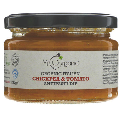 Mr Organic | Antipasti Chickpea & Tomato | 230g