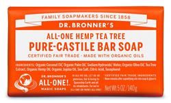 Dr Bronner | Organic Tea Tree Soap Bar 140g. | 140g