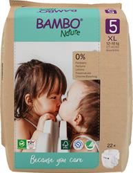 Bambo Nature | Bambo Nature Eco-Nappy Size 5 - 22 Nappies | 748g