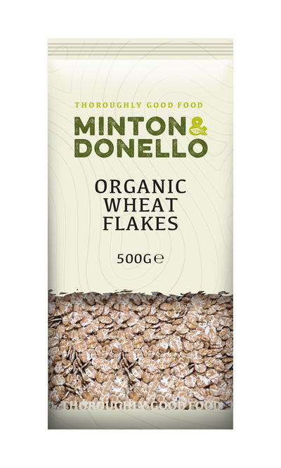 Minton & Donello | Organic Wheat Flakes | 500g