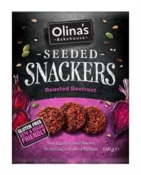 Olinas Bakehouse | Seeded Snackers with Roasted Beetroot 140g | 140g