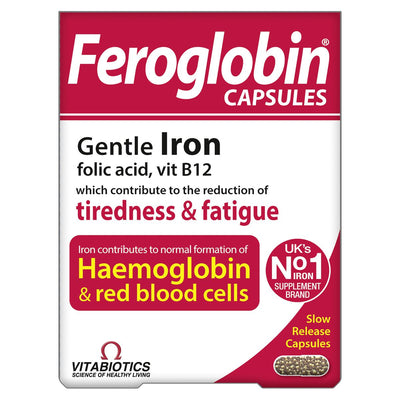 Vitabiotics | Feroglobin Slow Release | 30caps