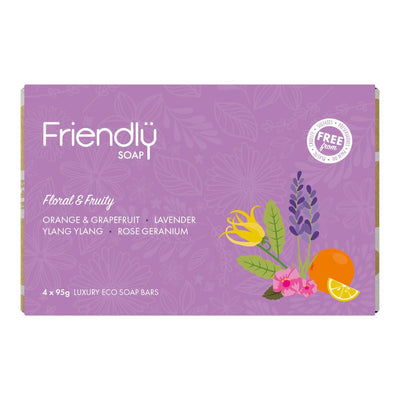 Friendly Soap | Soap Selection - Floral & Fruity | 420g