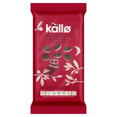 Kallo | Belgian Dark Chocolate Rice Cake Minis  | 84g