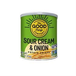 The Good Crisp Co | Sour Cream and Onion Crisps 45g | 45g