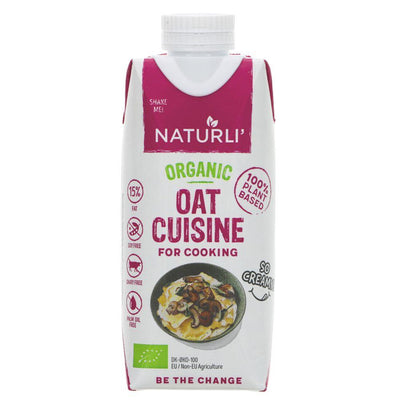 Naturli' | Organic Oat Cuisine - For sauces, soups, cooking | 330ml