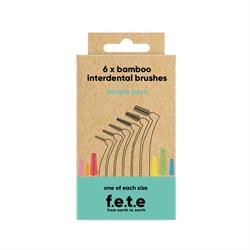 From Earth to Earth | Interdental Brushes Sample Pack One Of Each Size (6 Pcs) | 19g