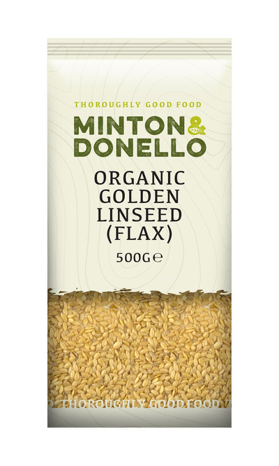 Minton & Donello | Organic Golden Linseed Flax | 500g