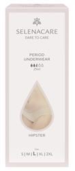 Selenacare | Menstrual undies HIPSTER Nude Size L | 1 box