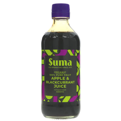 Suma | Apple & Blackcurrant Juice - 100% Pure Fruit | 400ml