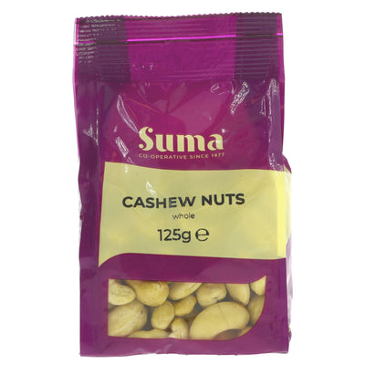 Suma Whole Cashews - Vegan & Delicious - 125g