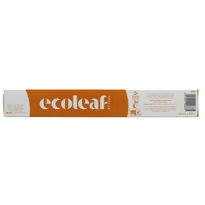 Vegan Ecoleaf Cling Film 30cm x 30M - Home Compostable for Fresh Food Storage