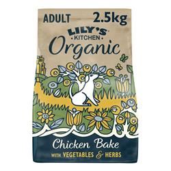 Lilys Kitchen |  Organic Chicken Bake Dry Food 2.5kg | 2.5kg