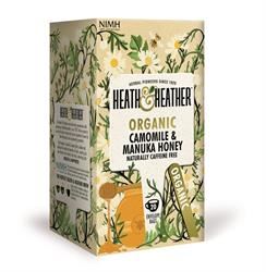 Heath And Heather | Organic Camomile & Manuka Honey 20 bag | 20bag