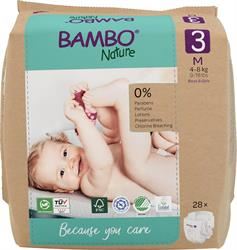 Bambo Nature | Bambo Nature Eco-Nappy Size 3 - 28 Nappies | 784g