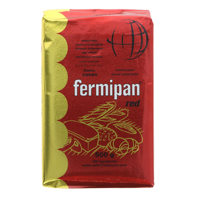 Fermipan | Dried Yeast | 500G - Perfect for all your baking needs with trusted quality, vegan, and low yeast rate.