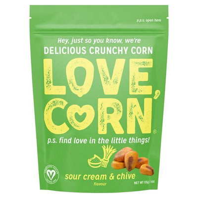Love Corn | Sour Cream & Chive | 115g