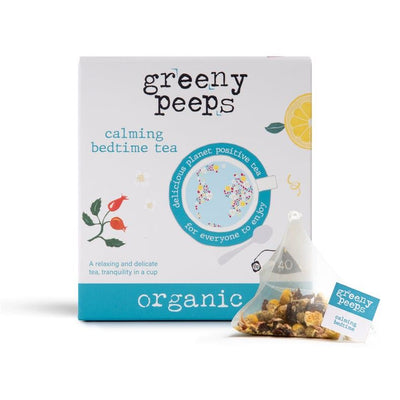 Greenypeeps | Calming Bedtime Pyramid Tea | 15 Bags