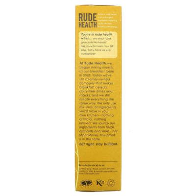 Gluten-free Honey Puffed Oats by Rude Health. Made with British oats & subtly sweet, they're perfect for a delicious breakfast.