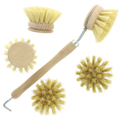 Hill Brush Company | Washing Up Brush + Four Heads | EACH