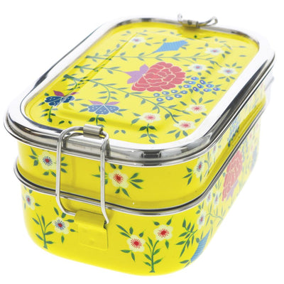 DALIT GOODS | Tiffin Lunchbox - Yellow | 1 x each