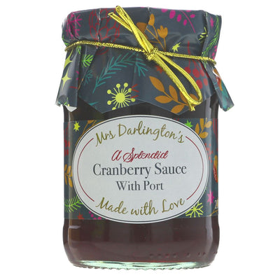 MRS DARLINGTONS | Cranberry Sauce With Port | 1 x 200G