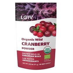 Loov | Organic Wild Cranberry Freeze-Dried Powder 91g | 91g