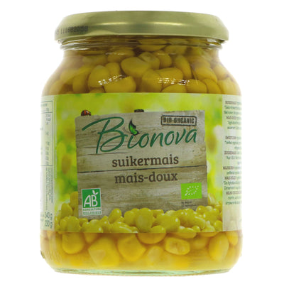 Bionova | Sweetcorn - organic - Jars | 340g