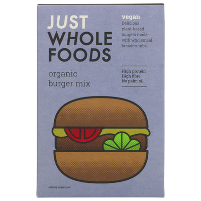 Just Wholefoods | Vegetarian Burger Mix - Palm oil free | 125g
