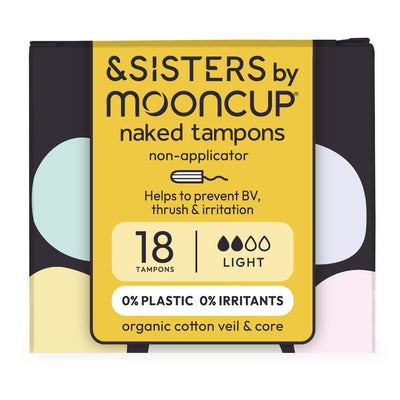 & Sisters | Light Non-Applicator Tampons | 18pc