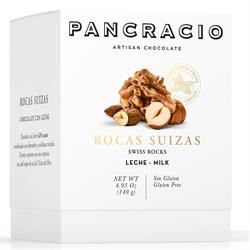 Pancracio Chocolate |  Swiss Nuts Clusters - Milk Chocolate 140g | 140g